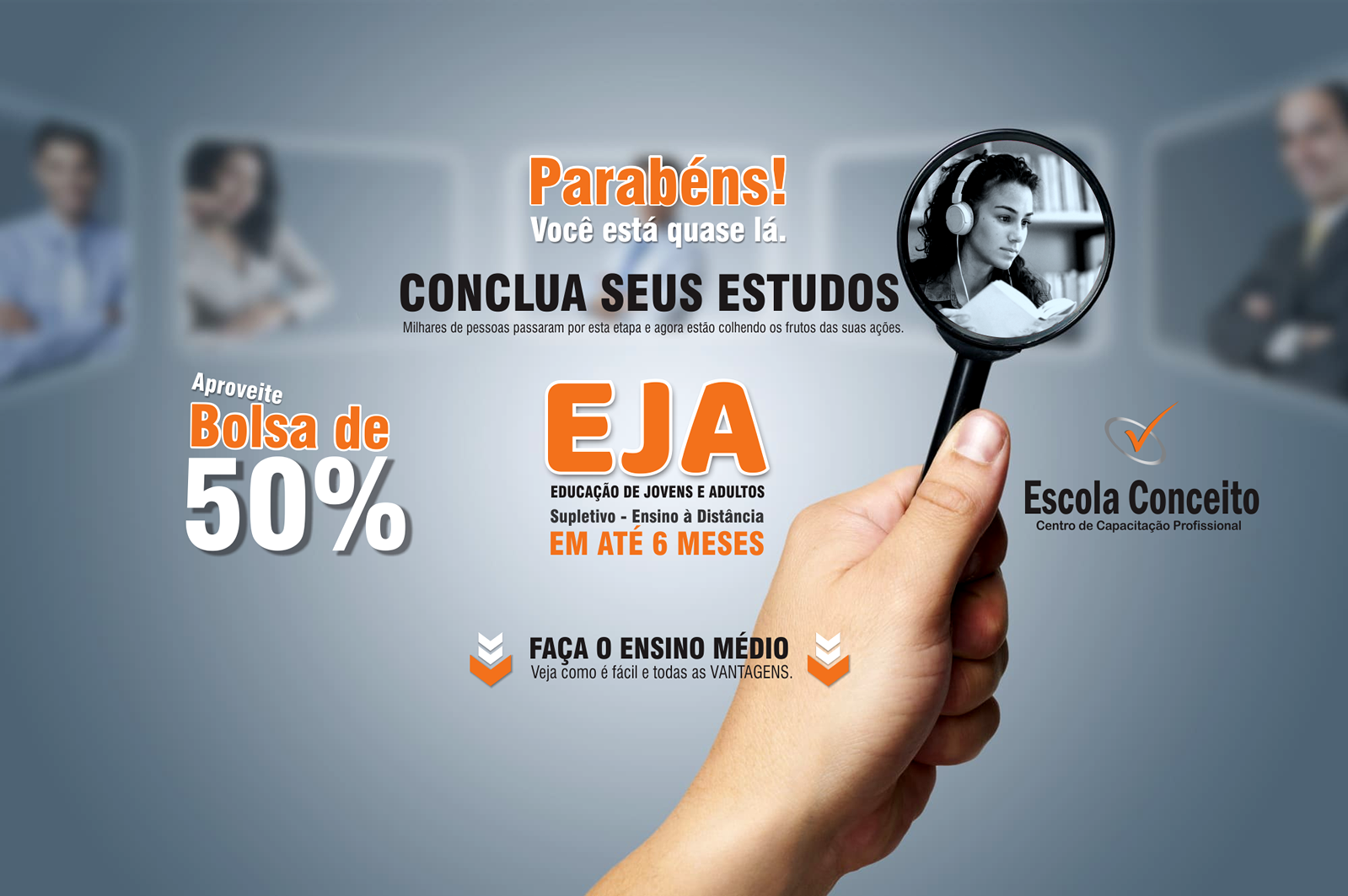 Curso EJA profissionalizante EaD abre inscrições