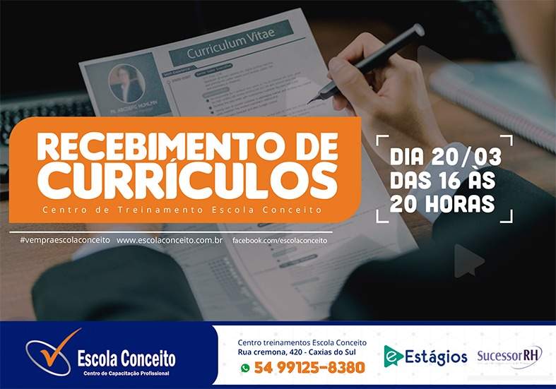 RECEBIMENTO DE CURRICULOS 20-03-2019